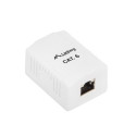 SURFACE-MOUNT BOX CAT.6 FTP SHIELDED 1X RJ45 WHITE LANBERG