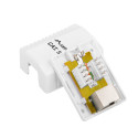 SURFACE-MOUNT BOX CAT.5E FTP SHIELDED 1X RJ45 WHITE LANBERG