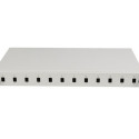 RACKMOUNT 19" 1U FIBER PATCH PANEL LANBERG 12XSC SIMPLEX / 12XLC DUPLEX GREY + ACCESSORIES