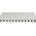 RACKMOUNT 19" 1U FIBER PATCH PANEL LANBERG 12XSC SIMPLEX / 12XLC DUPLEX GREY + ACCESSORIES