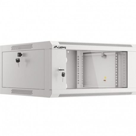 LANBERG rack-kapp 19" 4U 600 seinakinnitusega, kiirelt kokkupandav (flat pack), hall
