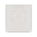 RACK CABINET 19" WALL-MOUNTED 4U 600 FAST ASSEMBLY (FLAT PACK) GREY LANBERG