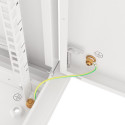 RACK CABINET 19" WALL-MOUNT 9U/600X600 FOR SELF-ASSEMBLY WITH METAL DOOR GREY LANBERG (FLAT PACK)