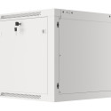 RACK CABINET 19" WALL-MOUNT 9U/600X600 FOR SELF-ASSEMBLY WITH METAL DOOR GREY LANBERG (FLAT PACK)