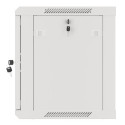 RACK CABINET 19" WALL-MOUNT 9U/600X450 (FLAT PACK) WITH GLASS DOOR GREY LANBERG V2