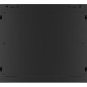 RACK CABINET 19" WALL-MOUNT 9U/600X600 (FLAT PACK) V2 BLACK LANBERG