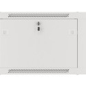 RACK CABINET 19" WALL-MOUNT 6U/600X600 FOR SELF-ASSEMBLY WITH METAL DOOR GREY LANBERG (FLAT PACK)