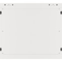 RACK CABINET 19" WALL-MOUNT 9U/600X450 (FLAT PACK) WITH GLASS DOOR GREY LANBERG V2