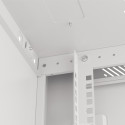 RACK CABINET 19" WALL-MOUNT 9U/600X450 (FLAT PACK) WITH GLASS DOOR GREY LANBERG V2