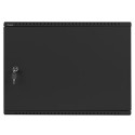 RACK CABINET 19" WALL-MOUNT 4U+3U/540X200 LOW-PROFILE BLACK LANBERG (ASSEMBLED)