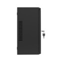 RACK CABINET 19" WALL-MOUNT 4U+3U/540X200 LOW-PROFILE BLACK LANBERG (ASSEMBLED)