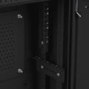 RACK CABINET 19" WALL-MOUNT 4U+3U/540X200 LOW-PROFILE BLACK LANBERG (ASSEMBLED)