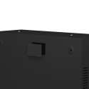 RACK CABINET 19" WALL-MOUNT 4U+3U/540X200 LOW-PROFILE BLACK LANBERG (ASSEMBLED)
