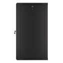 RACK CABINET 19" WALL-MOUNT 22U/600X600 (FLAT PACK) BLACK LANBERG V2