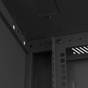 RACK CABINET 19" WALL-MOUNT 27U/600X600 (FLAT PACK) BLACK LANBERG V2