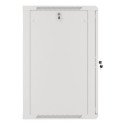 RACK CABINET 19" WALL-MOUNT 18U/600X600 (FLAT PACK) GREY LANBERG V2