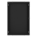 RACK CABINET 19" WALL-MOUNT 18U/600X450 (FLAT PACK) WITH GLASS DOOR BLACK LANBERG V2