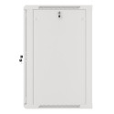 RACK CABINET 19" WALL-MOUNT 18U/600X600 (FLAT PACK) GREY LANBERG V2