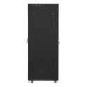 RACK CABINET 19" FREE-STANDING 47U/800X1000 (FLAT PACK) WITH MESH DOOR LCD BLACK LANBERG V2