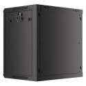 RACK CABINET 19" WALL-MOUNT 12U/600X450 (FLAT PACK) BLACK LANBERG V2