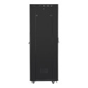 RACK CABINET 19" FREE-STANDING 42U/800X800 (FLAT PACK) WITH GLASS DOOR LCD BLACK LANBERG V2