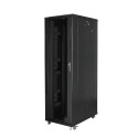 RACK CABINET 19" FREE-STANDING 42U/800X1200 BLACK LANBERG (FLAT PACK)