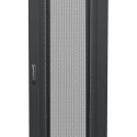 RACK CABINET 19" FREE-STANDING 42U/800X1000 (FLAT PACK) WITH MESH DOOR BLACK LANBERG