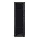 RACK CABINET 19" FREE-STANDING 42U/800X1000 (FLAT PACK) BLACK LANBERG