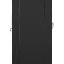 RACK CABINET 19" FREE-STANDING 42U/600X800 (FLAT PACK) WITH MESH DOOR BLACK LANBERG