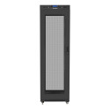 RACK CABINET 19" FREE-STANDING 42U/600X800 (FLAT PACK) WITH MESH DOOR LCD BLACK LANBERG V2
