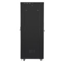 RACK CABINET 19" FREE-STANDING 27U/800X1000 LCD WITH MESH DOOR BLACK LANBERG (FLAT PACK) V2