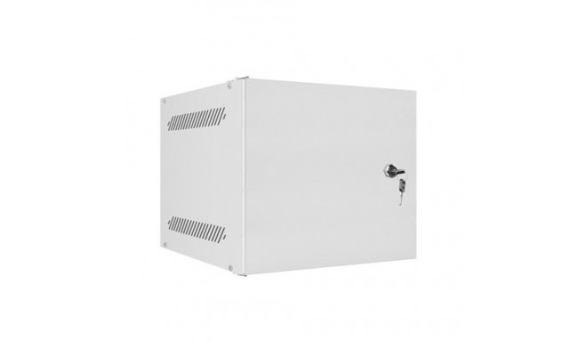 RACK CABINET 10" WALL-MOUNT 4U/280X310 FOR SELF-ASSEMBLY WITH METAL DOOR GREY LANBERG (FLAT PACK)