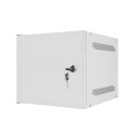 RACK CABINET 10" WALL-MOUNT 4U/280X310 FOR SELF-ASSEMBLY WITH METAL DOOR GREY LANBERG (FLAT PACK)