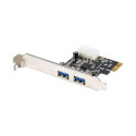 PCI EXPRESS X1 CARD->2X USB-A 3.1 GEN1 LOW PROFILE LANBERG