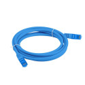 PATCHCORD CAT.6A S/FTP LSZH CCA 1M BLUE FLUKE PASSED LANBERG