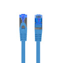 PATCHCORD CAT.6A S/FTP LSZH CCA 1M BLUE FLUKE PASSED LANBERG
