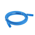 PATCHCORD CAT.6A S/FTP LSZH CCA 1M BLUE FLUKE PASSED LANBERG