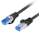 PATCHCORD CAT.6A S/FTP LSZH CCA 10M BLACK FLUKE PASSED LANBERG