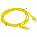 PATCHCORD CAT.6 UTP 1.5M YELLOW FLUKE PASSED LANBERG