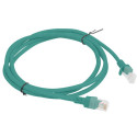 PATCHCORD CAT.6 UTP 1.5M GREEN FLUKE PASSED LANBERG