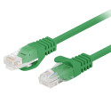PATCHCORD CAT.6 UTP 0.5M GREEN FLUKE PASSED LANBERG 10-PACK