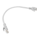 PATCHCORD CAT.6 UTP 0.25M GREY FLUKE PASSED LANBERG 10-PACK