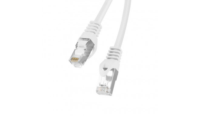 PATCHCORD CAT.6 FTP 1M WHITE FLUKE PASSED LANBERG