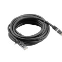 PATCHCORD CAT.6 FTP 15M BLACK FLUKE PASSED LANBERG