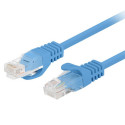 PATCHCORD CAT.5E UTP 3M BLUE FLUKE PASSED LANBERG 10-PACK