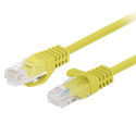 PATCHCORD CAT.5E UTP 1M YELLOW FLUKE PASSED LANBERG 10-PACK