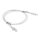 PATCHCORD CAT.5E UTP 1M GREY FLUKE PASSED LANBERG