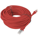 PATCHCORD CAT.5E UTP 15M RED FLUKE PASSED LANBERG
