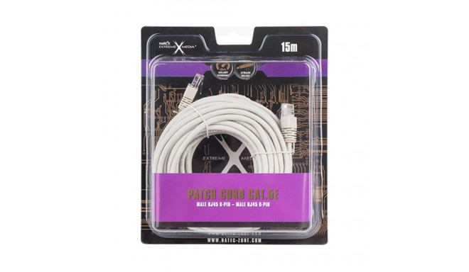 PATCHCORD CAT.5E UTP 15M GREY NATEC