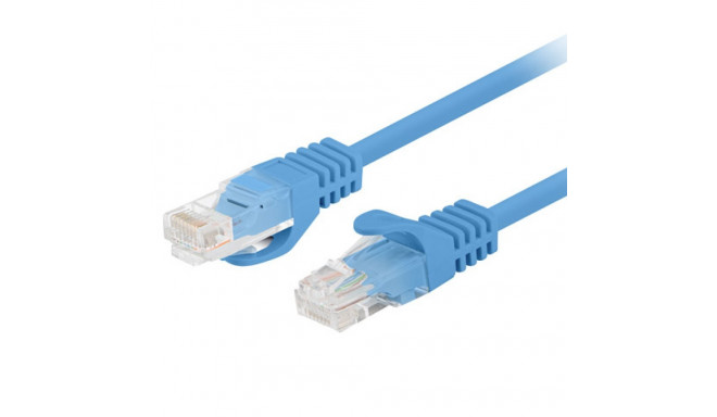 PATCHCORD CAT.5E UTP 1.5M BLUE FLUKE PASSED LANBERG 10-PACK